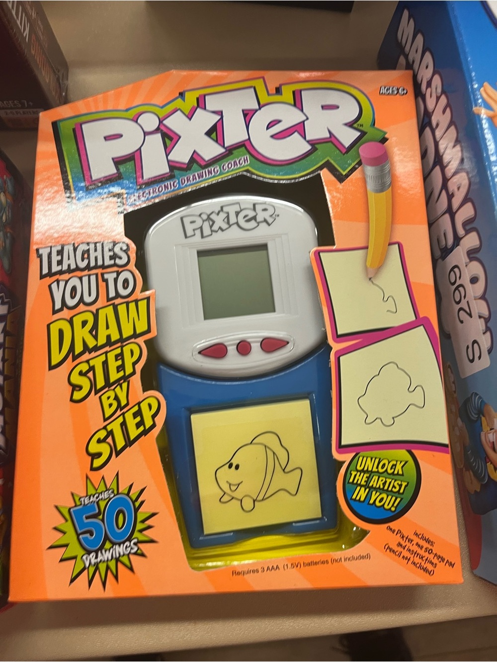 Kids Electronic Drawing Coach - Orange & Blue